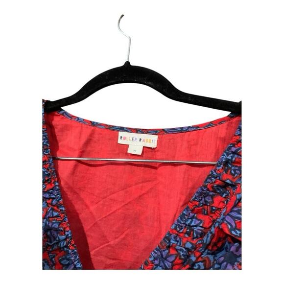 Roller Rabbit Lorien Ondine Dress Cotton Silk Blend - Picture 4 of 6